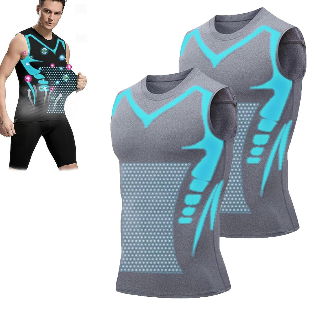 ShapeFit – Koszulka Modelująca Sylwetkę dla Mężczyzn