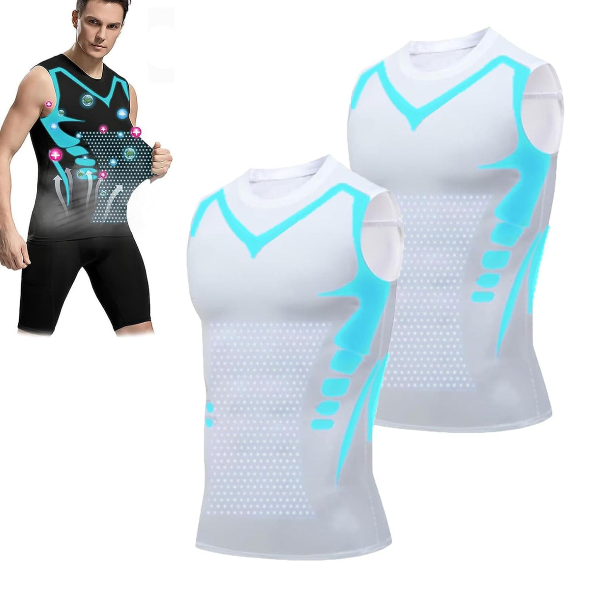 ShapeFit – Koszulka Modelująca Sylwetkę dla Mężczyzn